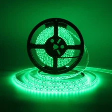 5M Green LED Strip Light 600 LEDs for Outdoor/Indoor Garden Home Waterproof