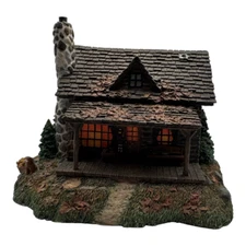 Terry Redlin Village Comforts Of Home Cabin 12737 The Hadley Collection No Box