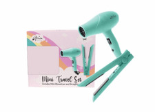 Aria Beauty - Mini Ensemble de Voyage : Fer Plat et S choir Turquoise