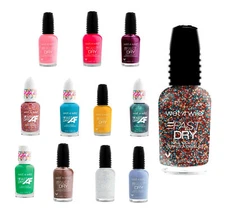 Wet n Wild Fast Dry Nail Color Vernis A Ongles Nail Polish Lacquer (CHOOSE COLOR