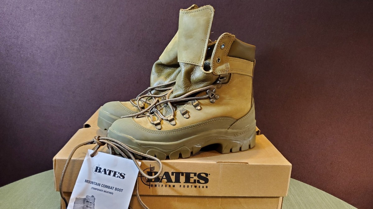 Bates Temperate Weather Mountain Olive US Army Steel Toe Combat 