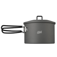 Esbit Aluminium-Topf 1.600 Ml Deckel Netzbeutel Klappgriffe Outdoor Camping 1,6L