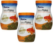  3 Pack Aqueon Goldfish Flakes, 7.12 Ounce each