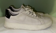 Men's Alexandre Herchcovitch CNS Gray Leather Low Top Sneakers US 9 Eur 42 RARE
