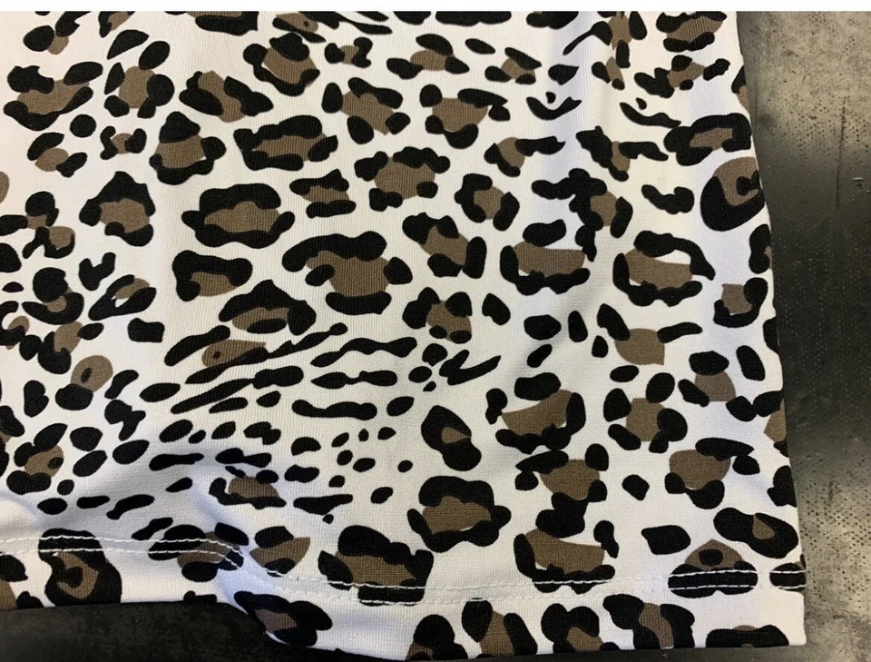 Top de golf deportivo Haley para mujer sin mangas leopardo mediano nuevo con etiquetas Foto 2 de 4
