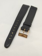 Cinturino/Fibbia ORIGINALE Longines Nero 60/70s