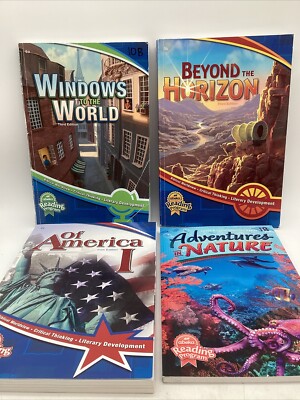 Abeka 5th Grade Reading Set- Windows, Horizon, America, Adventure Readers