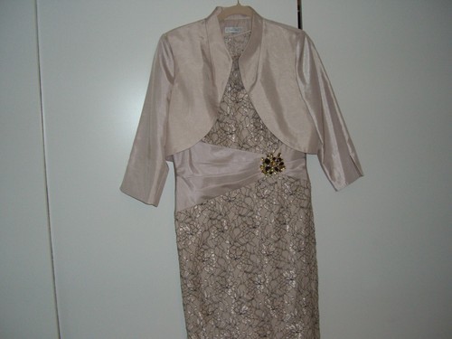 MOTHER OF BRIDE/GROOM/GUEST DRESS AND JACKET - SIZE 12