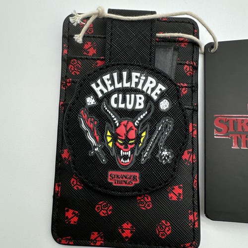 Loungefly Netflix Stranger Things Hellfire Club Card Holder - Picture 2 of 6