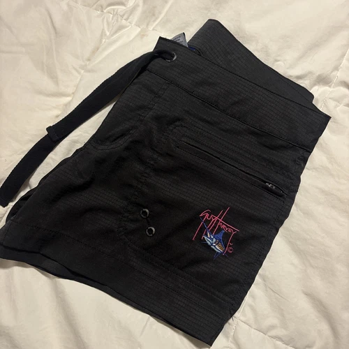 Guy Harvey Women's Black Outdoor Swim Shorts Size 6 NWOT
