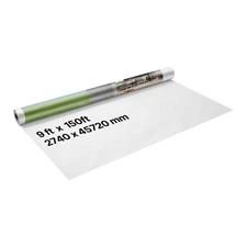 VEVOR 9 x 150 ft House Wrap 0.13 mm Thick Drop Cloth Vapor Barrier Covering