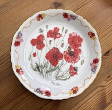 Royal British Legion Welsh Poppy Collector's Plate in the Flanders Fields