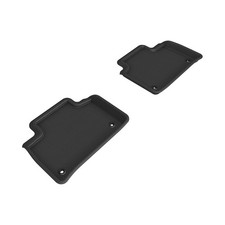 3D MAXPIDER KAGU BLACK 2ND ROW FLOOR MAT FOR LEXUS LS460 13-17