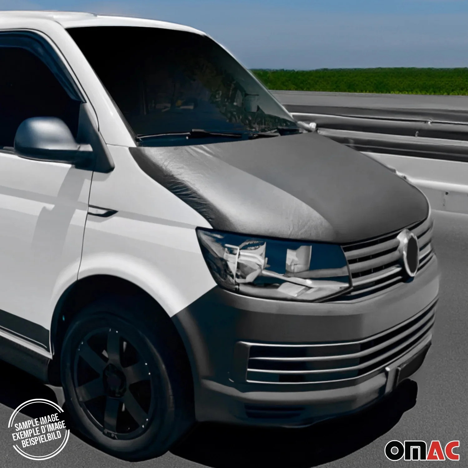 Protège capot VW Caddy 2010-2015 masque voiture pour autoroute - 4