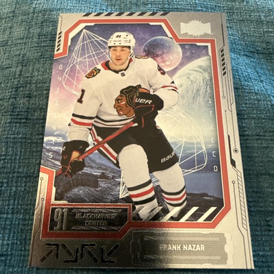 #ad #ad 2025 26 Skybox Metal Universe #68 Frank Nazar Chicago Blackhawks $1.99