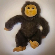 Vtg Hosung Monkey Plush Baby  Chimpanzee Ape Stuffed Doll Toy