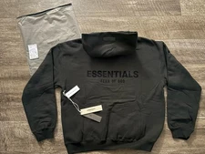 NEW Essentials Fear of God Hoodie Black Size Small 100% Authentic✅