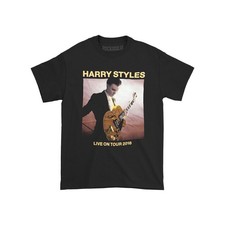 Men's Harry Styles Live On Tour 2018 T-shirt Small Black