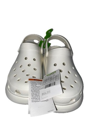 Crocs Iconic Comfort Crush Clog White Mens Size 6, Women s Size 8 NWT