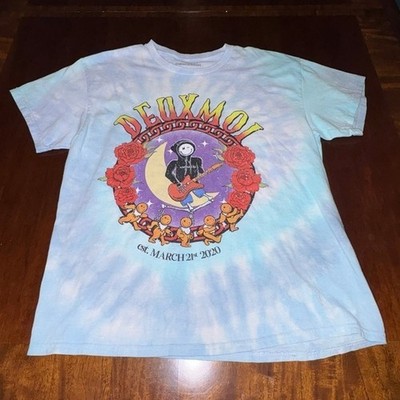 DeuxMoi Tie Dye Graphic Tee Who Dine Together World Tour L