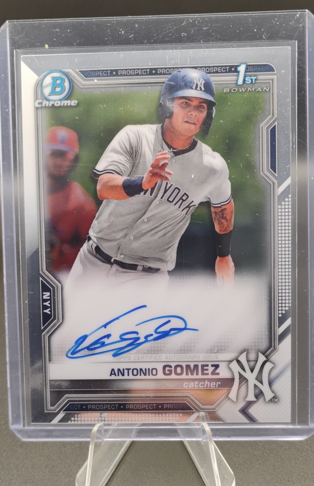2021 Bowman - Chrome Prospects Autographs Antonio Gomez #CPA-AGO (AU, RC)