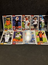 2026 Topps Celebration Baseball Mascots Lot. Phillies, Marlins, Astros, A’s