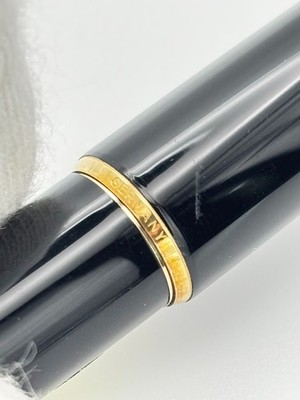 Montblanc No.320 18K 750 EF Nib Black Fountain Pen Vintage Japan