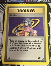 2000 Pokémon Gym Challenge Sabrina Lightly Played No.110 on eBay