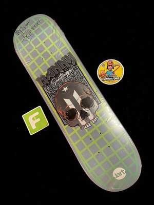 RARE SIGNED Manny Santiago Berrics COA Jart Skateboard Deck AUTOGRAPHED
