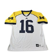 Adidas 2012 Michigan Wolverines #16 Denard “Shoelace” Robinson Jersey Sz M EUC