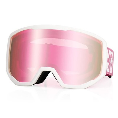 EXP VISION Ski Goggles Snowboard for Men Women, OTG One Size, Pink
