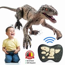 Remote Control Dinosaur Toys for Boys 2.4Ghz RC Realistic T-Rex Dinosaur