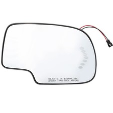 Passenger-door Side Mirror Glass Heated Turn Signal For Gmc Chevy Cadillac 03-07