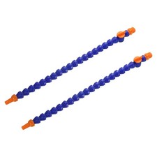 2Pcs G1/2" 500mm Flexible Water Oil Coolant Pipe Hose with Switch and Tube