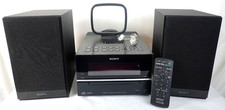 Sony HCD-BX20i Micro Hi-Fi Shelf System CD Player Radio iPodDock Speakers Remote