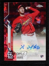 2020 Topps Chrome Update Sapphire Edition Red 3/5 Kwang-Hyun Kim #RA-KH Auto ow1
