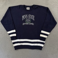 Vintage Penn State Nittany Lions Sweatshirt Men s XL Blue 90s Football Sport USA