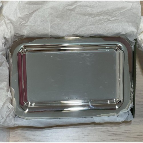 Christofle Square Silver Plate Tray JMB Diamond 2007 Limited Christofle Square Silver Plate Tray JMB Diamond 2007 Limited