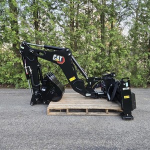 NEW CATERPILLAR BH130 SMART SKID STEER BACKHOE W/ 24" TOOTH BUCKET WITH THUMB