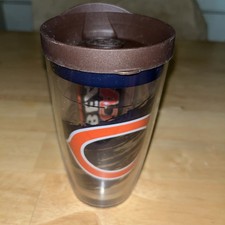 Tervis Tumbler Chicago Bears NFL 16 oz Cup Insulated Brown Lid Sh55