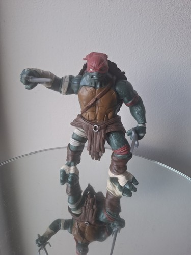 Teenage Mutant Ninja Turtle TMNT Raphael Movie ThreeZero 5.5 figure With Weapons - Picture 11 of 21