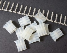 10X 3 Pin Strobe Bulb Power Supply Male Connector Plug Cable Whelen Federal