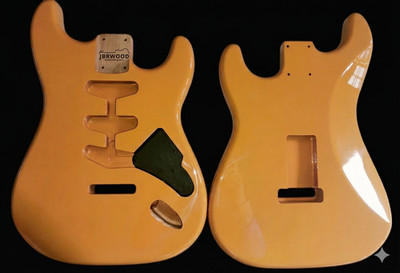 JBRWOOD Stratocaster Guitar Body Butterscotch Blonde Gloss