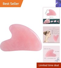 Ultimate Pink Gua Sha Massage Tool for Relaxation  Youthful Glow - Facial Care