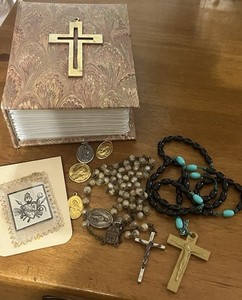 Album Of Holy Cards. 90+. Some Laminated, Funeral, & Prayer. I’m Adding Items.