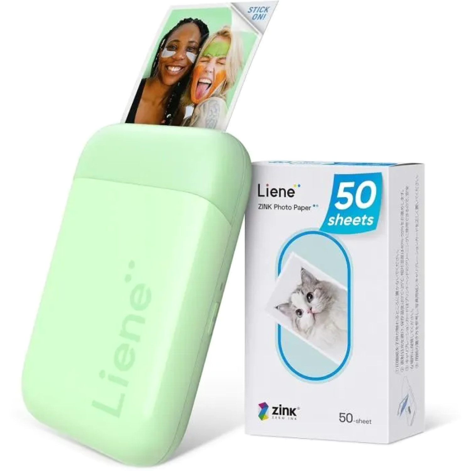 Imprimante photo 2x3 Liene mini avec technologie Zink et connexion Bluetooth instantanée