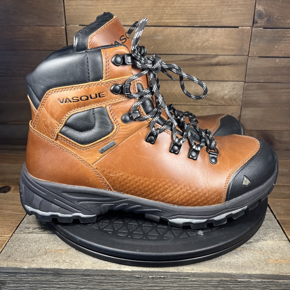 Vasque 7146 Elias FG GTX Hiking Boots Mens Brown Leather Cognac