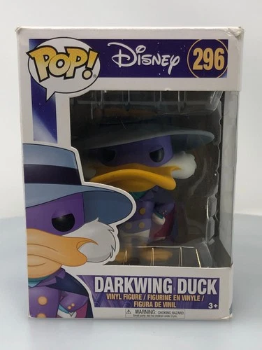 Funko POP! Disney Darkwing Duck #296 Vinyl Figure DAMAGED BOX SEE PICS