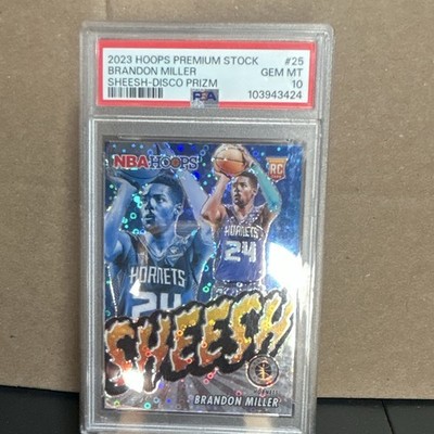 Charlotte Hornets 15 Card Lot - PSA 10 Brandon Miller Hoops Sheesh! 3 # D!