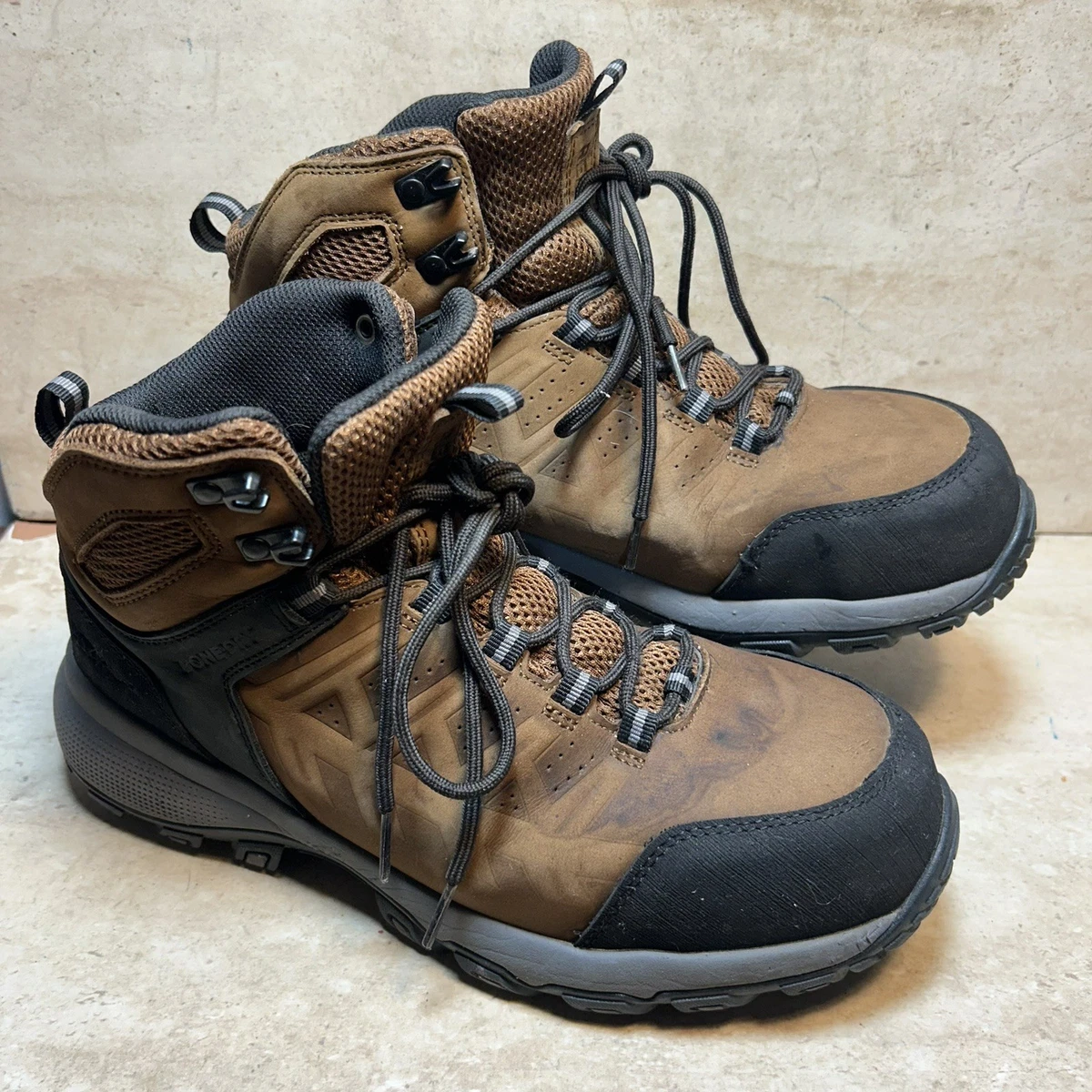 RED HEAD BRAND SHOE MENS BLAIN WATERPROOF STEEL TOE WORKBOOT BROWN SZ 8 RedHead Men main image 3